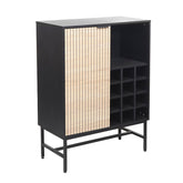 Veinikapp HELVE veiniriiuliga 80x40xK110cm, melamiin