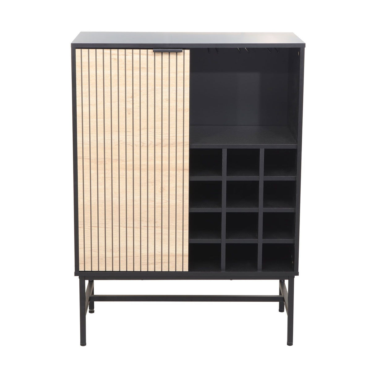 Veinikapp HELVE veiniriiuliga 80x40xK110cm, melamiin