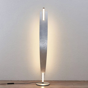 Lucande LED põrandavalgusti Marija, hõbedane, timmitav, 140 cm