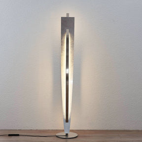 Lucande LED põrandavalgusti Marija, hõbedane, timmitav, 140 cm