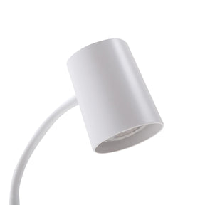 Lindby Radka laualamp, valge, plastik, GU10, painduv varras